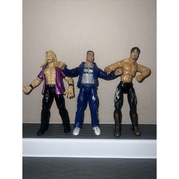 Lot of 10 VINTAGE 1999-2001 Jakks Pacific TITAN TRON LIVE Wrestling Figures WWF - Picture 2 of 9